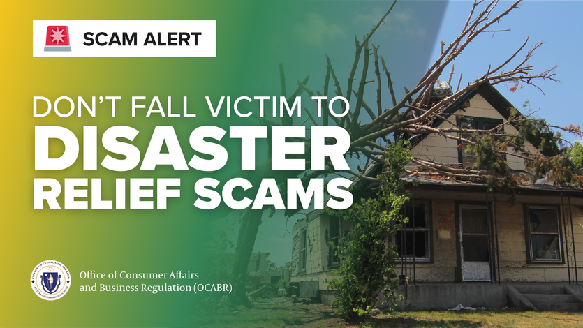 Alert Disaster Relief Scams Mass Gov